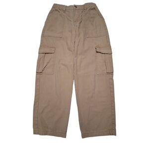 EUC AEROPOSTALE Sz. XS‎ Tan Utility Straight Leg Cargo Jeans